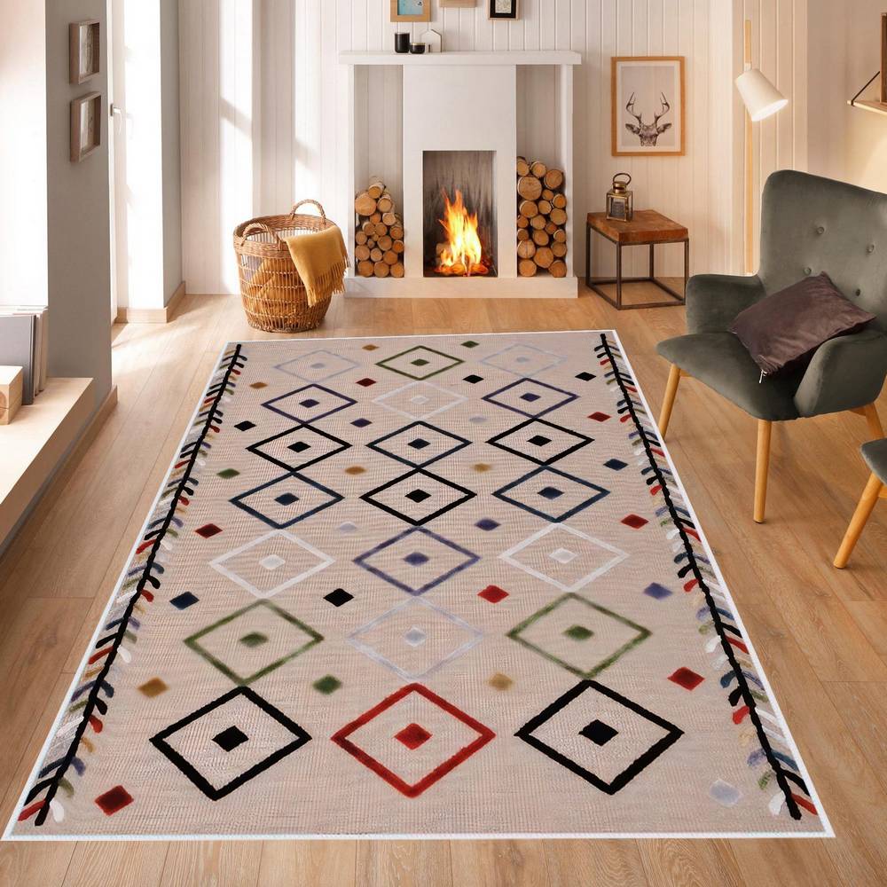 

Mosimoso Home H208 Digital Printed Dot Sole Carpet 50x80 cm