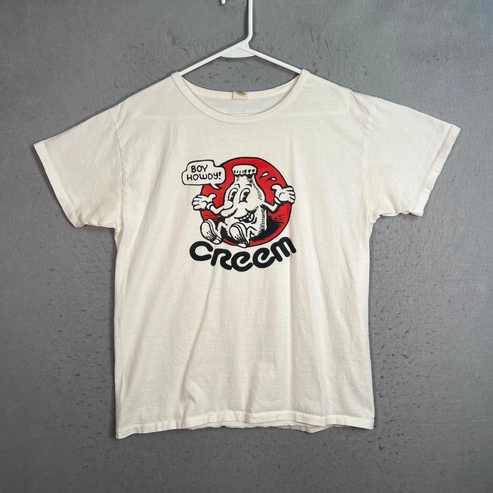 

Vintage Creem Shirt Mens Large Boy Howdy Cartoon Rock Magazine T Shirt 3XL