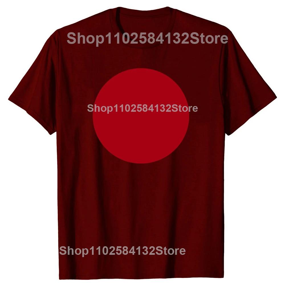 Funny Japan Flag Japanese Graphic T-shirts WoFashion Casual Tshirt 100% Cotton Loose Oversized T Shirt