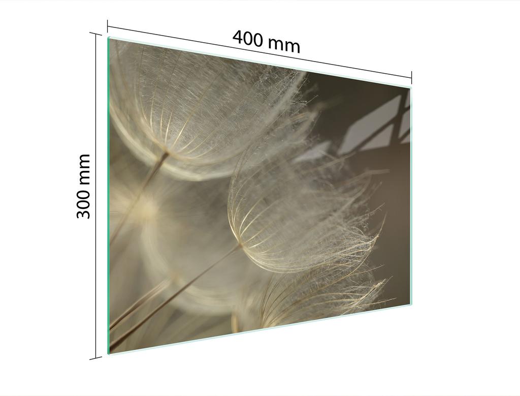 SZKLANA DESKA DO KROJENIA 40x30 KWIAT