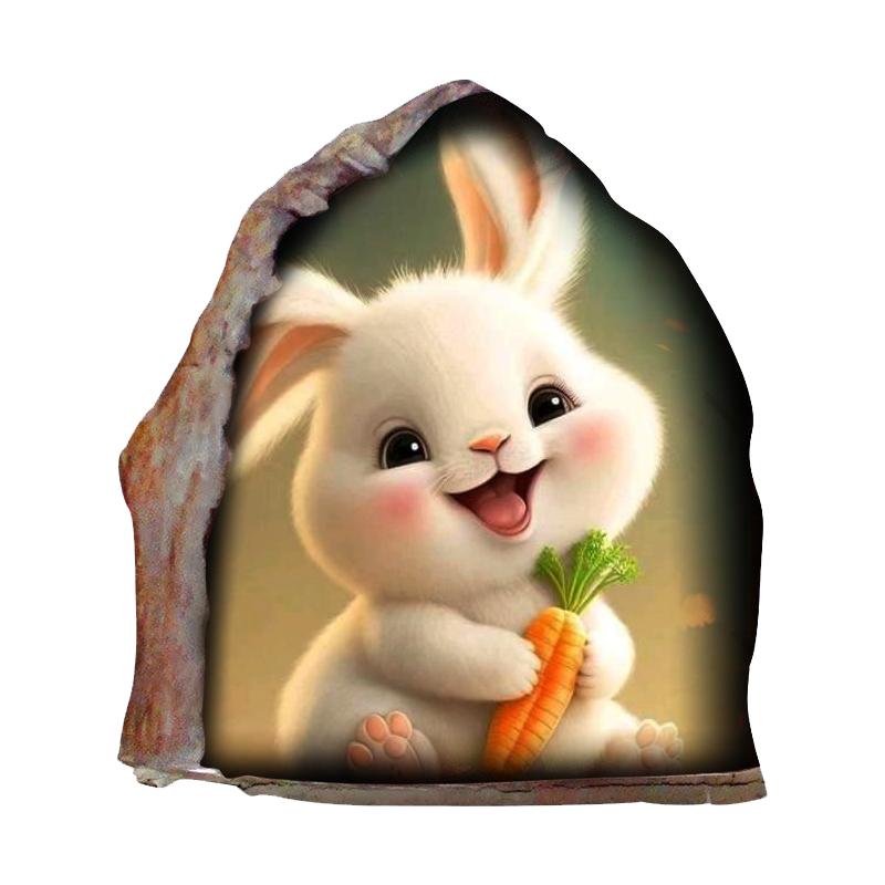Morsomt Pomeranian Dog Hole Sticker på bilen Vinyl Decal Vanntett Dekor Bil Stickers