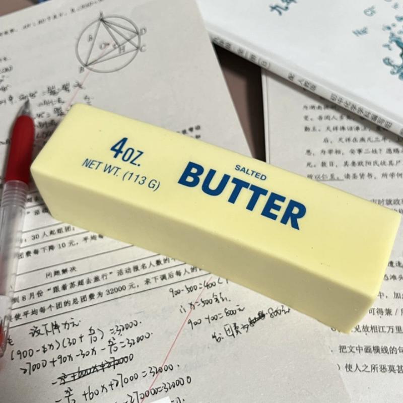 Weicher Butterstift mit langsamer Rückfederung zum Quetschen Fidget Silikon Stressabbau Käse-Stäbchen Gadget Lustiges Anti-Angst Geschenk