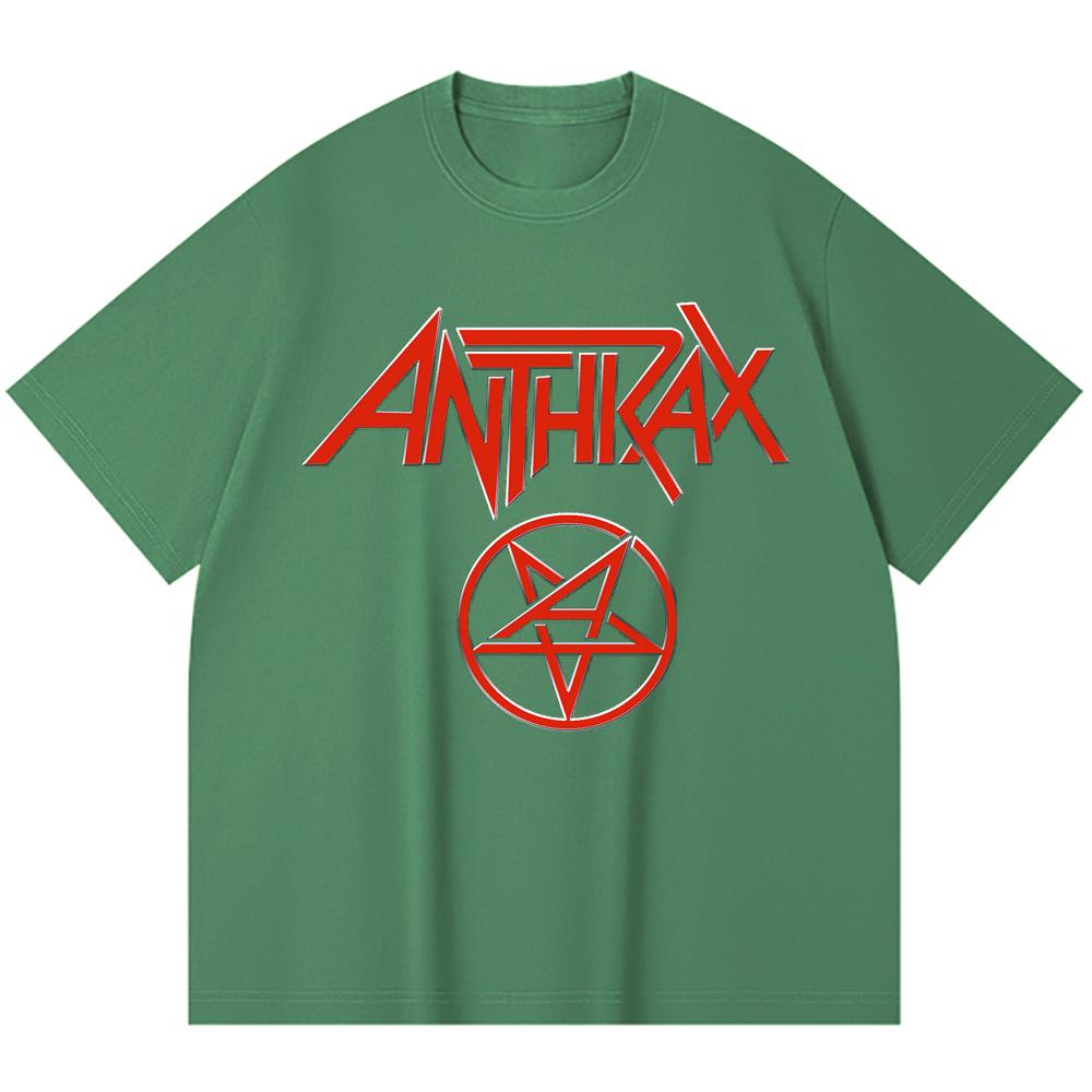 230 g/m² 100% Baumwolle Heavy Metal T-Shirt Rockband Beliebte Musik Druck Unisex Schweres Baumwoll-T-Shirt