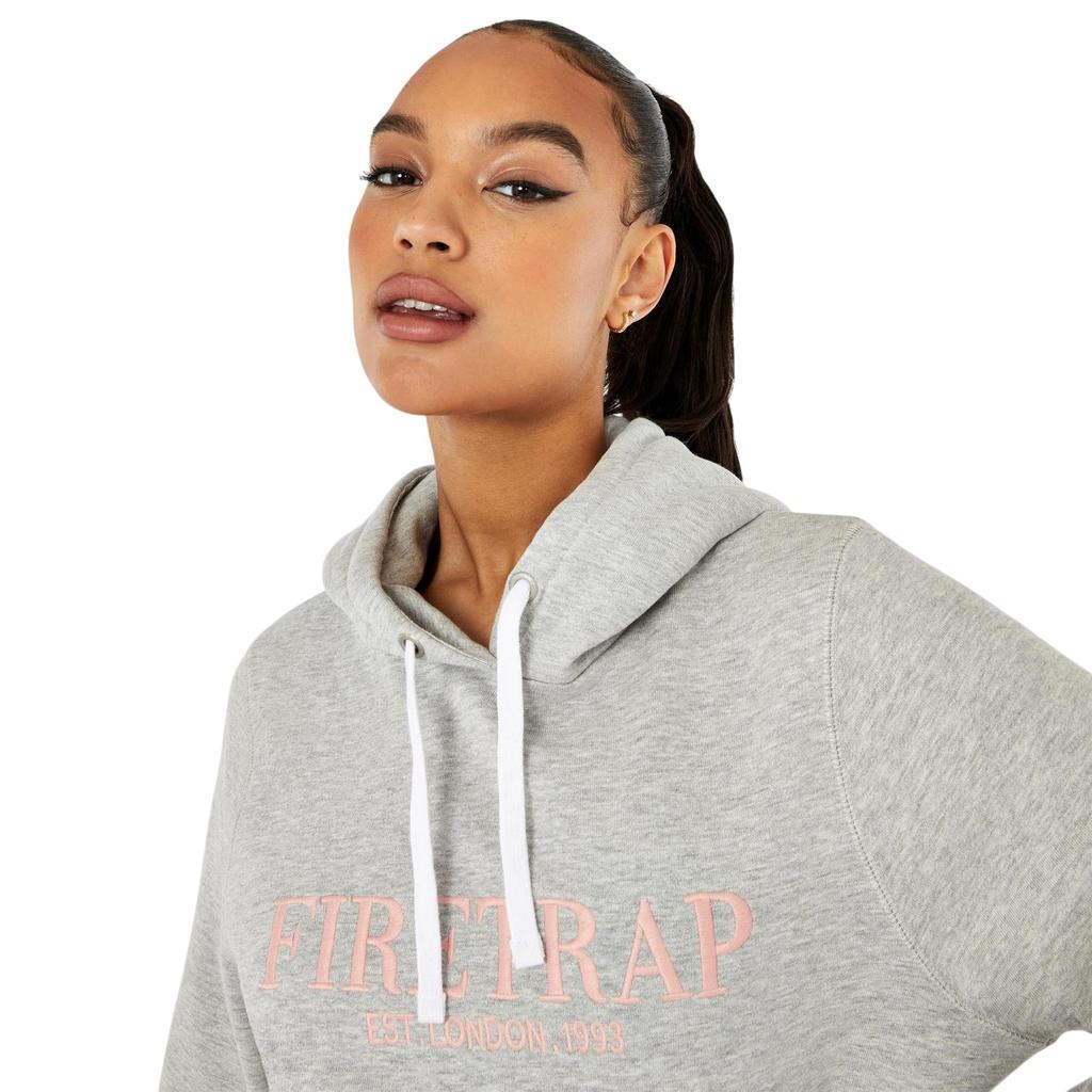 Firetrap Womens/Ladies Large Logo Hoodie