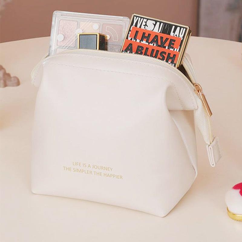 PU Shell Cosmetic Bag In An Ins Style, Carrying A Small Travel Toiletries Bag for Girls