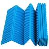 Double Egg Crate Sleeping Pad Foldable Thickened Foam Sleep Mat for Outdoor Camping 186x57CM Blue