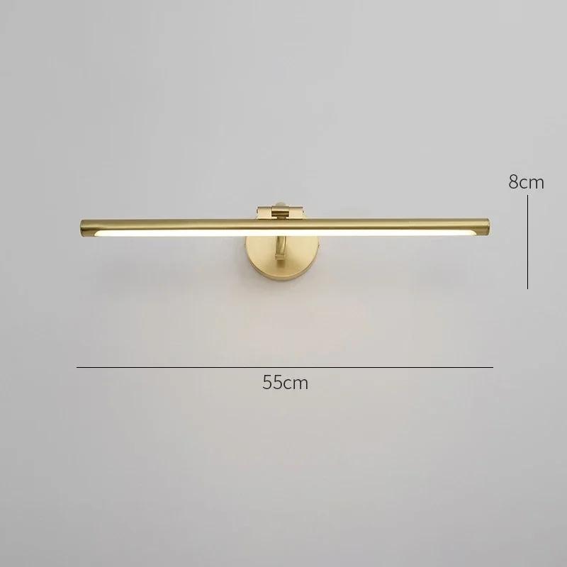 Modern Led Bathroom Light Wall Lamp Indoor Lighting Home Decor Bedroom Sconce Light Fixture Decor Mirror Front Lamp