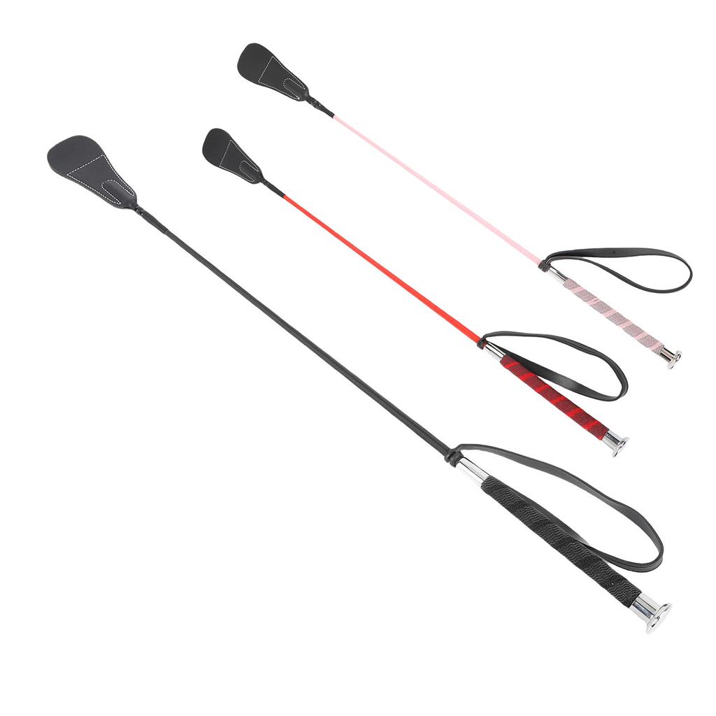 Riding Whip Horse Dressage Crop Equestrian Equipment 68cm with Rubber Wrist Strap Palm