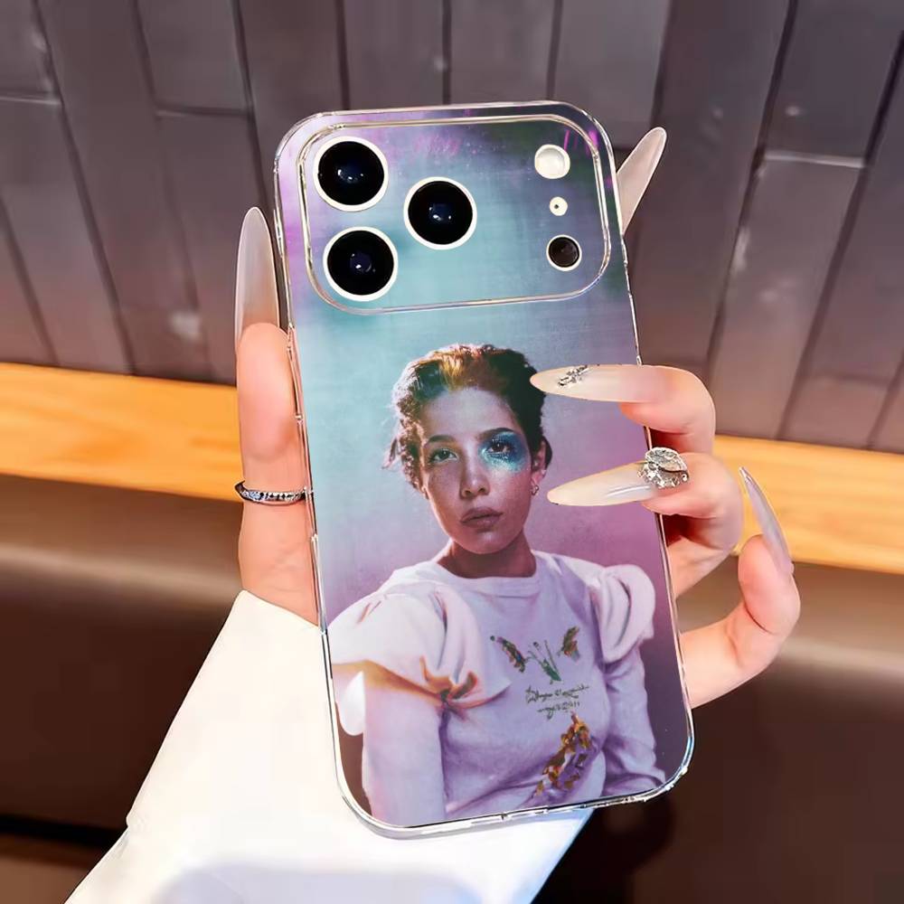 Singer H-Halsey Phone Case For iPhone17,16,15,14,13,12,11 Plus,Pro Max Soft Transparent Cover