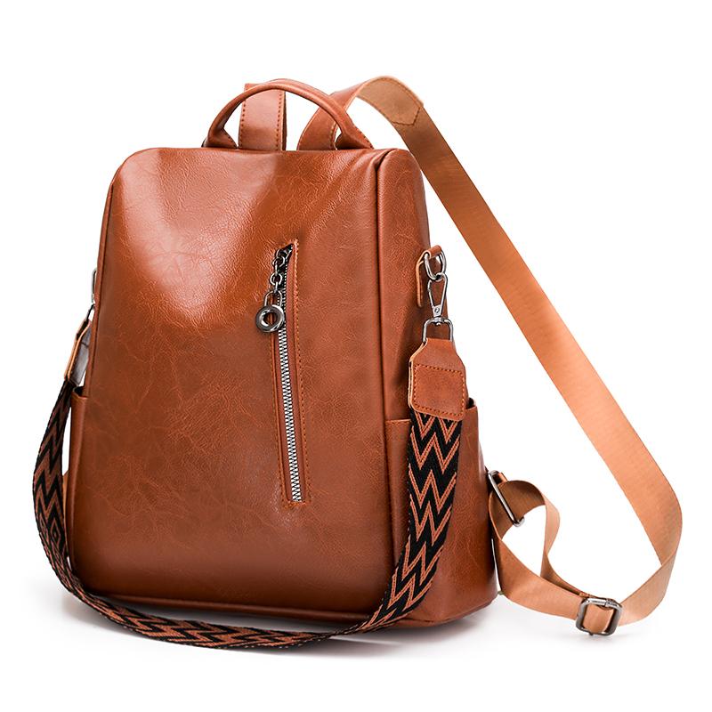 Womens PU Backpack Anti Theft Travel School Bag Casual Daypack Shoulder Handbag