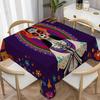Mexican Folk Art Rectangle Table Cloth for Table Decor Kitchen Dining Waterproof Reusable Tablecloth for Tables Dining Room