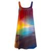 Women's Fashion Strapless Casual Sleeveless Printed Loose Camisole Dress