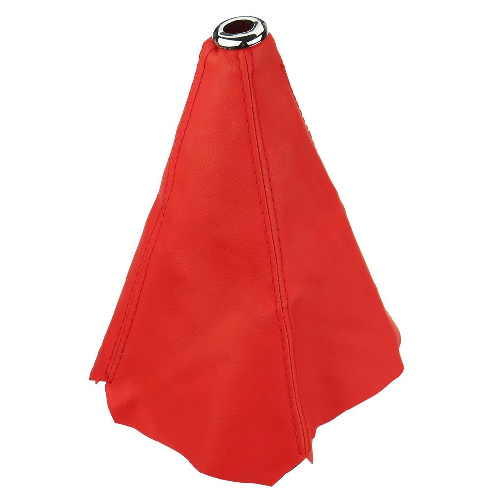 Universal PU Leather Gear Shift Collars Shift Lever Knob Boot Cover Car Manual Gear Shift Knob Gaiter Boot Dust Cover