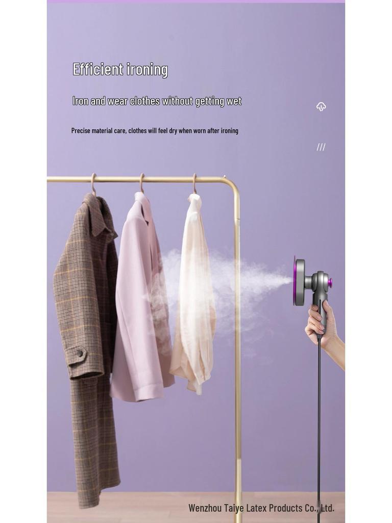 Handheld Dual-Use Wet/Dry Garment Steamer & Rotary Ironing Machine
