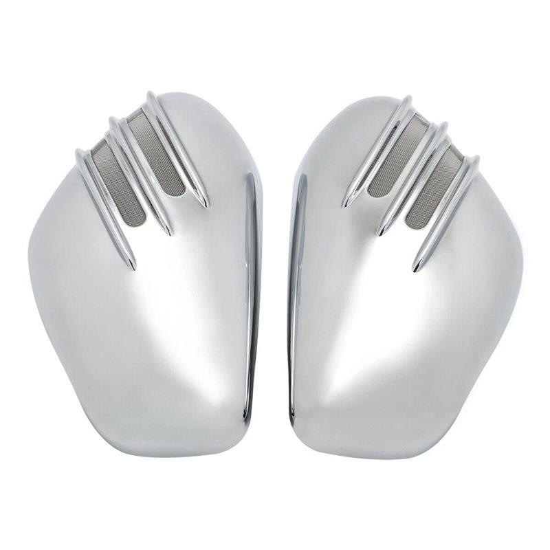 

For Triumph Bonneville Bobber Speedmaster 1200 18-22 Motorcycle Battery Side Cover 1 Pair Fairing Trim Cover серебряный