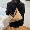 Suede Shoulder Bag for Women Fashion Hobo Handbag with Adjustable Strap