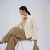 Autumn and winter new down jacket women's short V-neck white duck down liner foreign style light and slim jacket tide