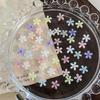 50 Pcs Flowers Nail Art Charms Resin Nail Charms Decoration 3D Jelly Flower Decals Summer Manicure Accessories Salon Supply Diy