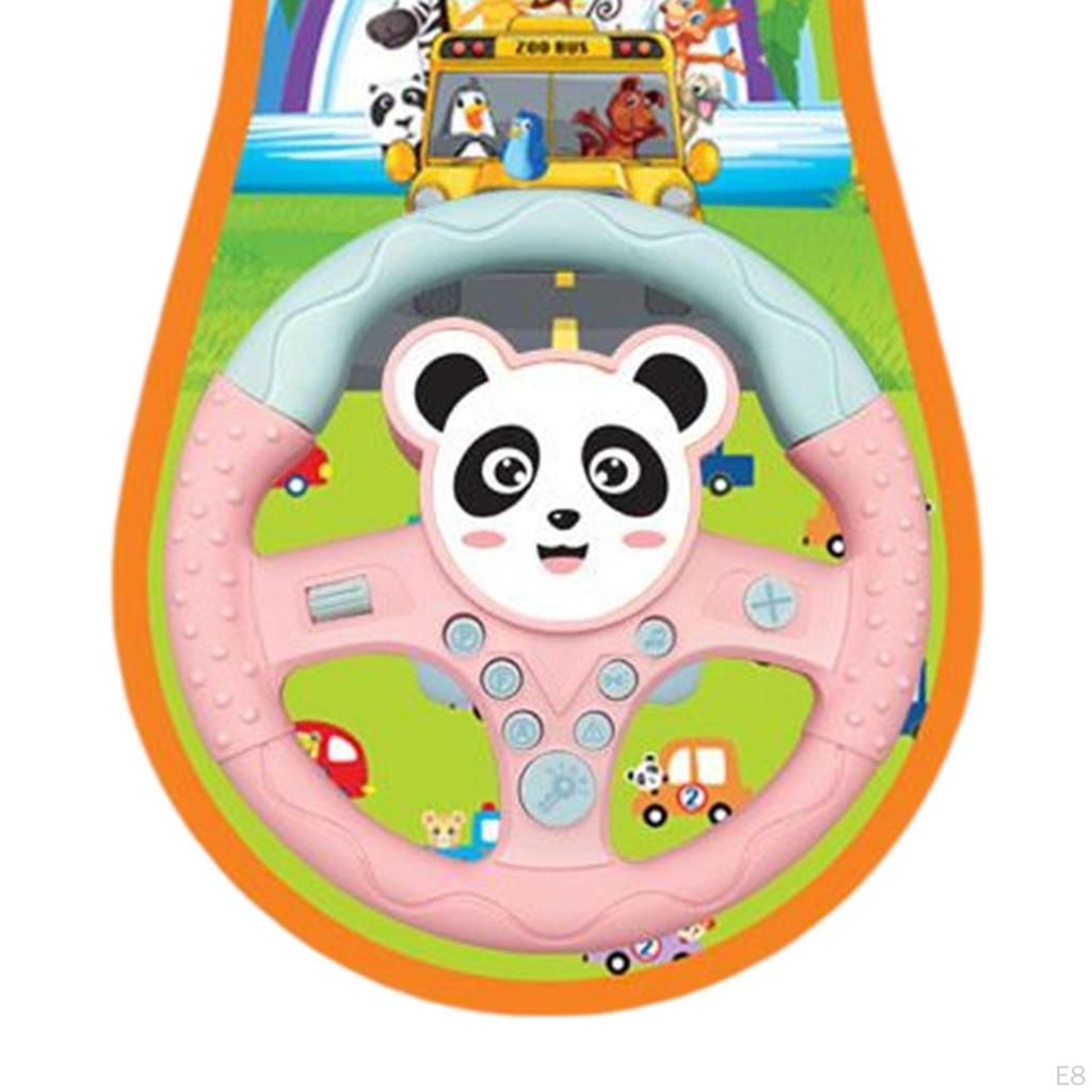Volante de Juego de Rol Educativo Juguetes de Educación Temprana Coche de Juguete Musical para Juegos