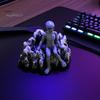 Durable Ashtray Halloween Skeleton Resin Ashtray, Heat-resistant Gothic Ash Holder, Decorative Aliens Tray for Home Office Outdoor Dark Aesthetic