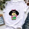 T-shirt Women Summer Harajuku Letter Print Short Sleeve Fashion Creativity Casual Girl Tops Tee 90s Cartoon Tshirt Femme