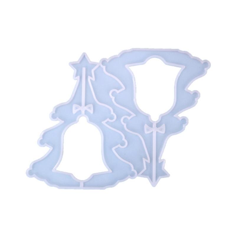 Christmas Tree Bell Silicone Mold Resin Silicone Mold Christmas Theme Silicone DIY Crafts Moulds Perfect for DIY Crafts 1