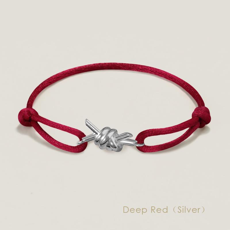 Classics KNOT Charm Bracelet For Women Lucky Red Silk Rope Adjustable Bracelets Femme Girls Fashion Jewelry Gift