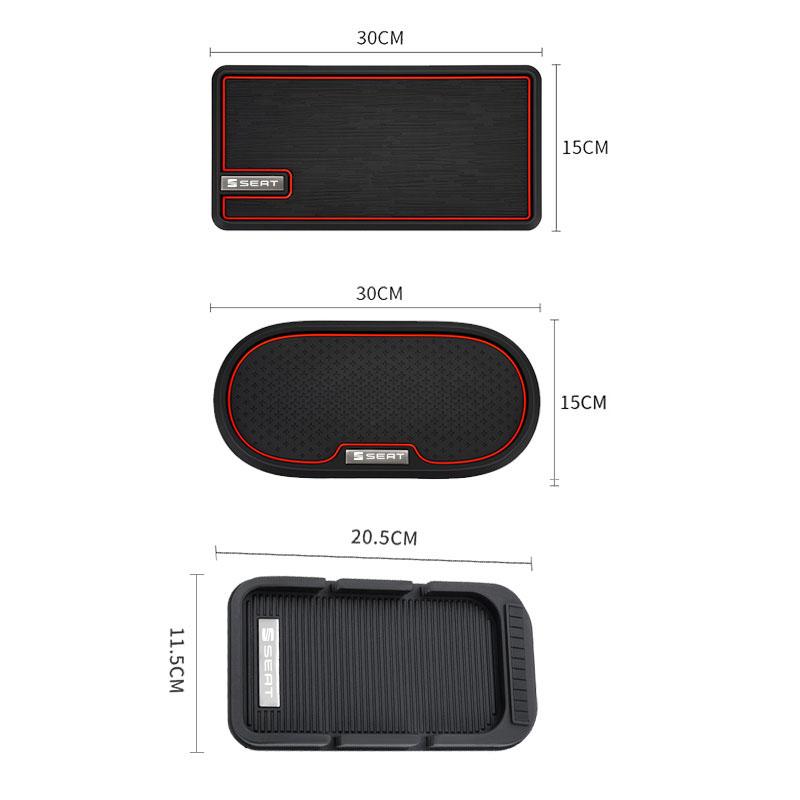 Auto Mat Car Non-Slip Mat Dashboard Sticky Anti-Slip Mat For Seat Leon Ibiza Alhambra Exeo Altea Arona Mii IBL Car Accessories