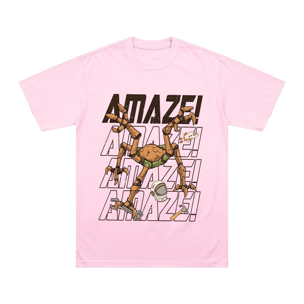 T-shirt Rocky Amaze Comfort Ispirate a Project Hail Mary Maglietta Regalo per Lettori Scifi Puro Cotone 100% Abbigliamento Donna Uomo Trendy Larga Maglietta Anime Top Estivi