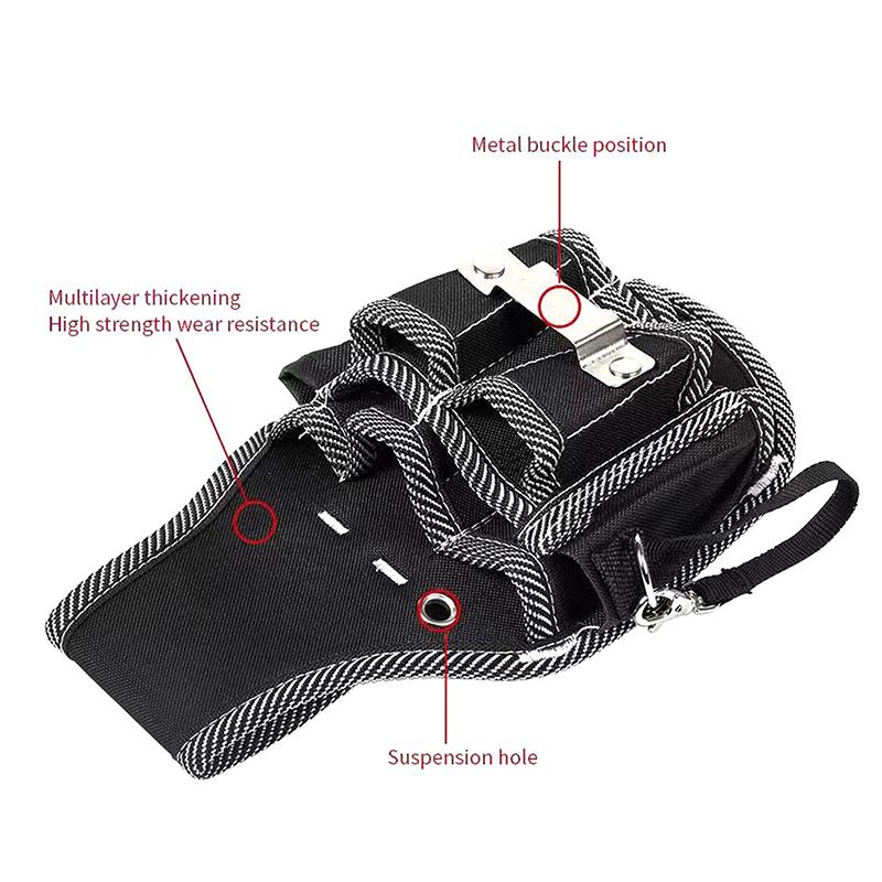 Multifunctional Nylon Fabric Tool Belt Screwdriver Kit Holder Tool Bag Pocket Pouch Bag