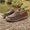 38-46 Handgefertigte Leder Herrenschuhe Lässige Spaltleder Schuhe Herren Slipper Komfortable Laufschuhe Fahrschuhe Mokassins Herren Flache Schuhe
