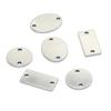 In Stock: 304 Stainless Steel Double Hole Oval Tags for DIY Jewelry, Laser Engravable Pendants