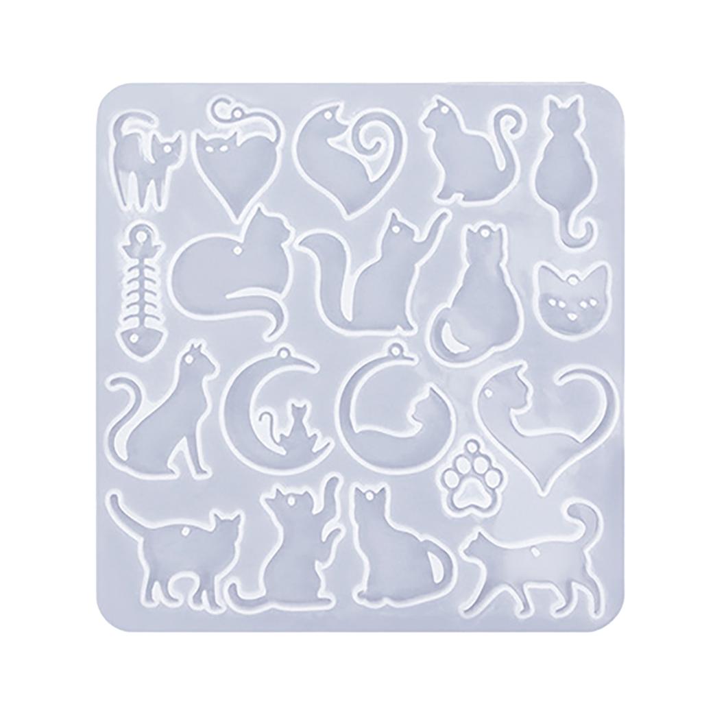 Resin Mould Jewelry Silicone Mould Animal Pendant Silicone Mold for Epoxy Resin Keychains Necklace Earring Charm Making