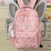 Schoolbag sea salt blue mist full of stars backpack schoolbag girls junior high school simple large capacity high value lightweight backpack