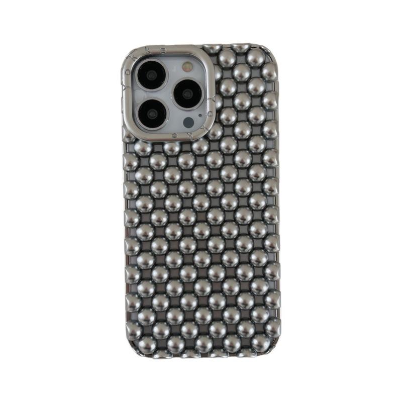 Summer Hollow Three-Dimensional Pearl Shell Case for iPhone 16 Pro Max, Compatible with Apple 17 New Model 14/15