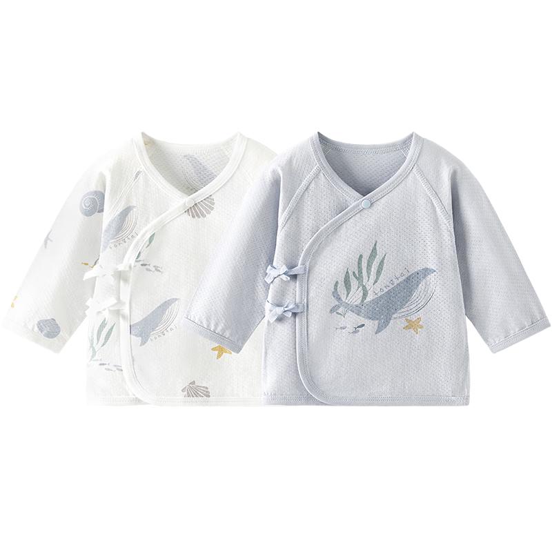 TONGTAI Newborn Pure Cotton Summer Baby Top 66cm