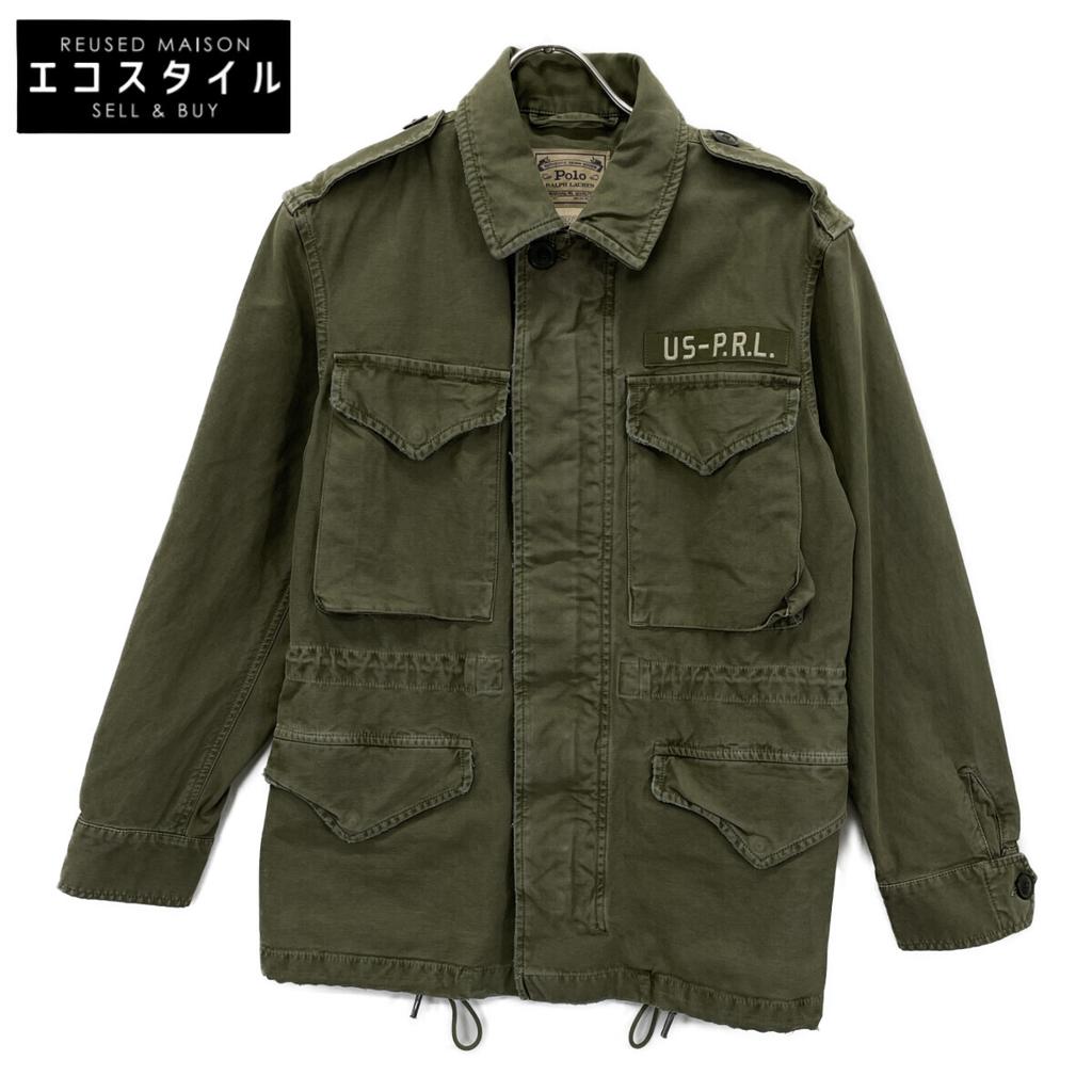 Polo Ralph Lauren Relaxed Fit Surplus Black Twill Jacket Jacket XXS khakiUsed