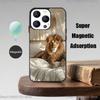 Animal Cover Tiger Lion Phone Case  For iPhone 17,16,15,14,13,12,11,Pro,Max,Plus,Mini,Magsafe,Magnetic Wireless Charging Case