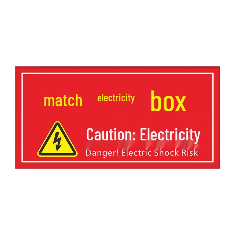 JB-52P Electrical Hazard Warning Sign for Distribution Boxes & Power Rooms