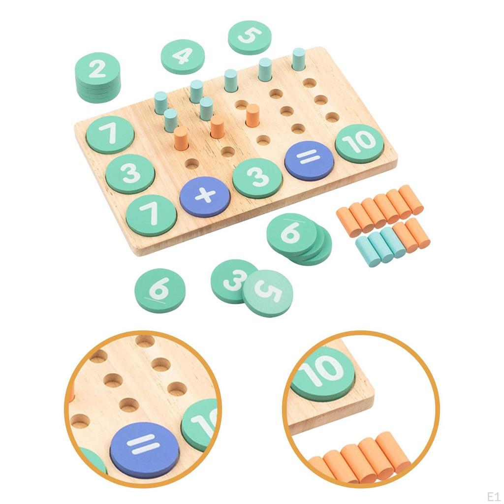 Math Toys Number Counting Hand Eye Coordination Arithmetic Teaching Aids Early Education Toy for