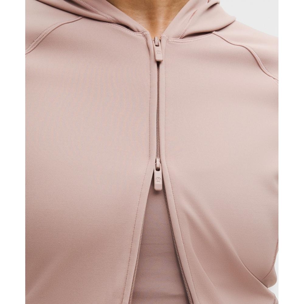 Lululemon Wunder Train Full Zip Jacket Ashen Rose