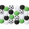 20/24 Pack Soccer Ball Paper Lanterns 20.3cm Football Party Decorations for Sports Theme Birthday Parties Soccer Events Festive