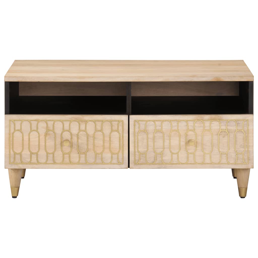 Coffee Table 80x54x40 cm Solid Mango Wood