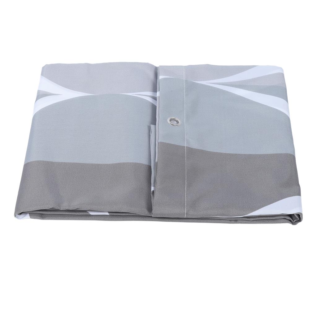 Waterproof Fabric Shower Curtain Liner Rust Resistant Grommets Machine Washable Thickened Bath
