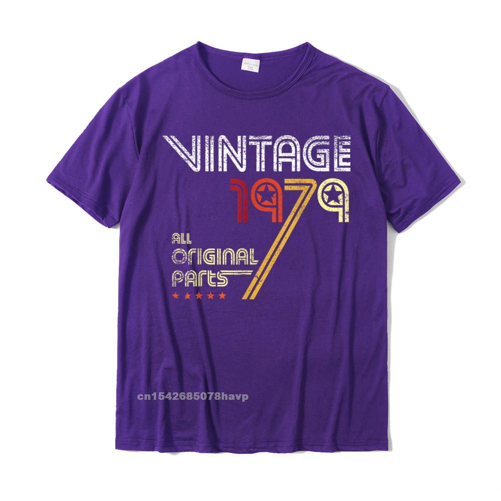 1979 Vintage 41st Birthday Retro Graphic Gift TShirt Unisexs Cheap Family Tops Shirts Cotton T Shirt Geek