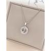 Necklace Does Not Fade, Women's Summer Square Circle Letter Necklace, Titanium Steel Necklace, Versatile High-end Clavicle Chain