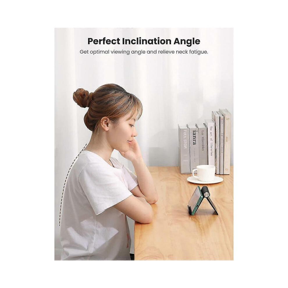 Mobile Phone Stand Table Mobile Phone Holder Mobile Phone Holder Table Stand Portable Mobile Phone Stand (black) less