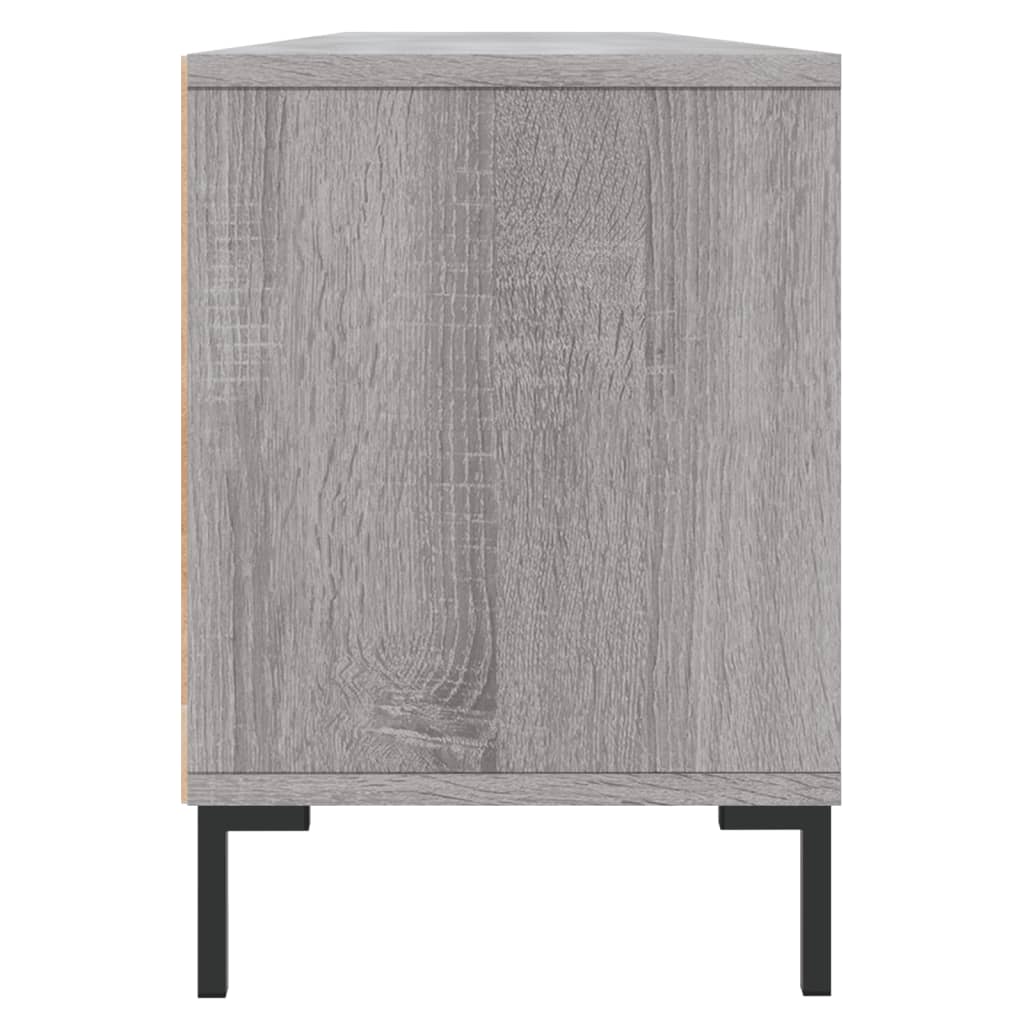 TV Stand in Grey Sonoma 150 x 30 x 44.5 cm Particleboard
