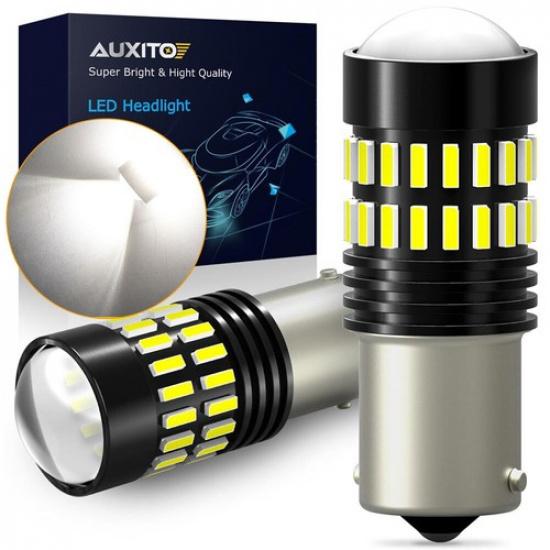 2X Super Bright 1156 1141 48 SMD LED Interior RV Camper Trailer Light Bulb White