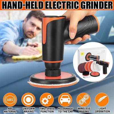 100W 1800RPM Car Buffer Polisher Rechargeable Battery Variable Speed Wireless Buffer Polisher Kit Auto Waxing